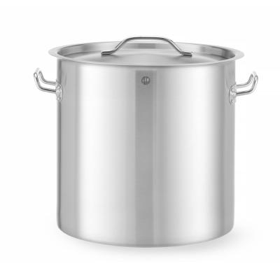 Vysoká nádoba na dušení - s víkem, HENDI, Budget Line, 25L, ⌀345x(H)350mm | 834206